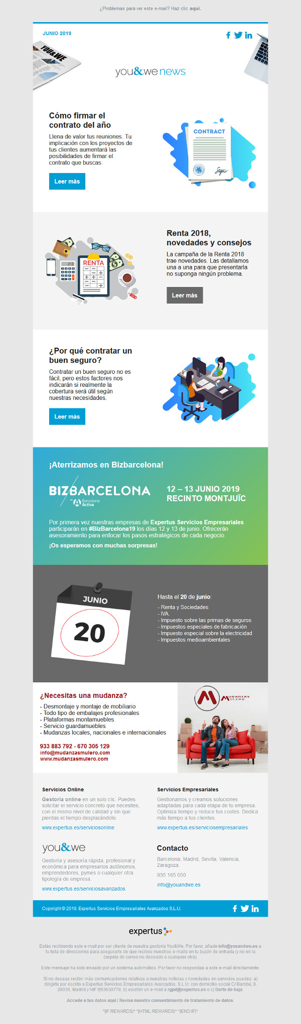 Newsletter Mailchimp